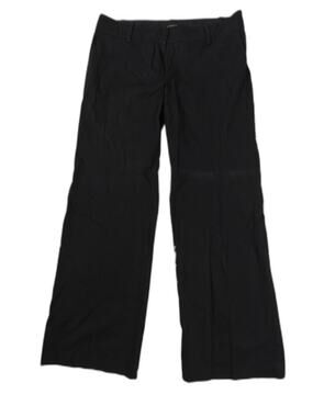 Womens Ann Taylor Trouser Pants Black Size 12T